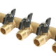 Collecteur sanitaire mini-vannes MF20/27 (3/4") - 6 départs M15/21 (1/2")